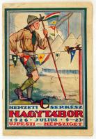 1926 Nemzeti Cserkész nagy tábor-Újpesti Népsziget, ismertető füzet, 16p