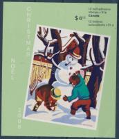 2006 Karácsony: régi karácsonyi üdvözlőkártyák motívumai öntapadós bélyegfüzet MH 0-333 (Mi 2371)