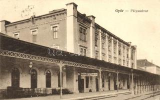 Győr, pályaudvar, vasútállomás, Posta, Távirda és Távbeszélő (EK)