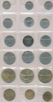 Törökország ~84db-os fémpénz tétel jó darabokkal, több ezüsttel, 2 éremtartó albumban T:vegyes
Turke...