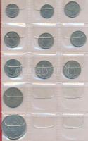 Törökország ~84db-os fémpénz tétel jó darabokkal, több ezüsttel, 2 éremtartó albumban T:vegyes
Turke...