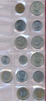 Törökország ~84db-os fémpénz tétel jó darabokkal, több ezüsttel, 2 éremtartó albumban T:vegyes
Turke...