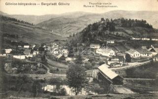 Gölnicbánya, Thurzóvár romjai, Feitzinger Ede No. 729/II. / castle ruins