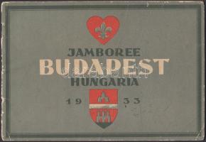 1933 Jamboree Budapest Hungaria, többnyelvű füzet rajzokkal / 1933 Jamboree Budapest, Hungary, multilanguage brochure