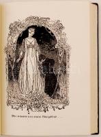 Heine, Heinrich: Buch der Lieder. Wien, 1919, Arthur Wolf Verlag. Kicsit kopott, gazdagon díszített,...