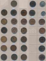 Ausztrália ~152db-os fémpénz gyűjtemény albumban és berakólapokon C:vegyes
Australia 152pcs of coins...