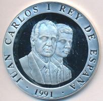 Spanyolország 1991. 2000P Ag "XXV. Nyári Olimpia Barcelona - Bowling" T:PP ujjlenyomat Spain 1991. 2000 Pesetas Ag "XXV Olympics Barcelona - Bowling" C:PP fingerprint Krause KM#890