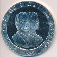 Spanyolország 1990. 2000P Ag "XXV. Nyári Olimpia Barcelona - Ókori hajó" T:PP ujjlenyomat,felületi karc Spain 1990. 2000 Pesetas Ag "XXV Olympics Barcelona - Ancient boat" C:PP fingerprint,slightly scratched Krause KM#865