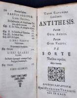 Besold, Christopher: Synopsis politicae doctrinae. Editio tertia. Amstelodami, Jodocus Jassonium, 16...