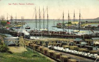 Los Angeles, San Pedro Harbor, ships (EK)