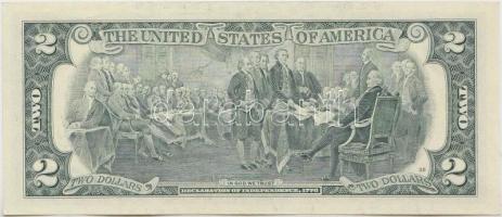 Amerikai Egyesült Államok 2003A 2$ zöld pecséttel "B","F","G","J&...
