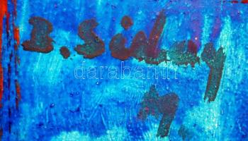 B. Séday Mária (1925-): Asztali csendélet. Olaj, farost, jelzett, 40×59 cm