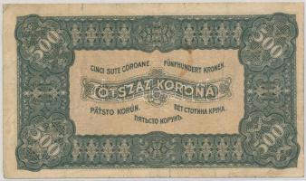 1923. 500K nyomdahely nélkül T:III