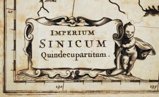 1667 Imperium Sinicum  in XV regna seu provincias distributum una cum genuino situ urbium metropolit...