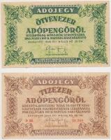 124db-os vegyes ADÓPENGŐ tétel T:vegyes