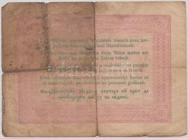 1848. 5Ft "Kossuth bankó" vörösesbarna T:III-
Adamo G109