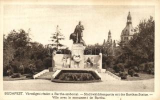 Budapest XIV. Városliget, Bartha-szobor