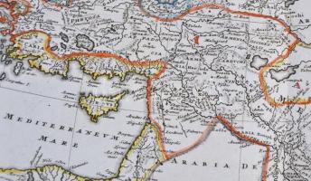 1739 Typus aetiologicus II., sisytens uno obtutu ductum totius itineris Xenophontaei et stathmorum p...