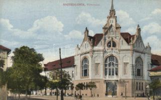 Nagyszalonta, Városháza, Képíró Károly kiadása / town hall