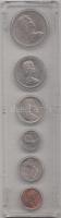 Kanada 1969. 1c + 5c + 10c + 25c + 50c + 1$ sor szettben T:1,1- Canada 1969. 1c + 5c + 10c + 25c + 50c + 1$ serie in set C:UNC,AU