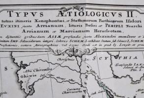 1739 Typus aetiologicus II., sistens uno obtutu ductum totius itineris Xenophontaei et stathmorum pa...