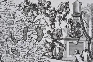 1729 Provincia archiepiscopatus Salisburgensis. A salzburgi érsekség térképe, metszette Johann Balth...