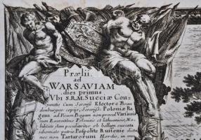 1729 Praelium ad Warsaviam, dies primus, 18 Julii 1656. Térkép a háromnapos varsói csata első napjár...