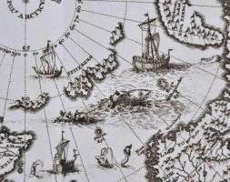 1701 Regionum circum polarium Lapponiae Islandiae et Groenlandiae novae et veteris nova descriptio g...