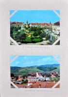 3 db fűzős mappában, kb. 432 db MODERN, rendszerezett városképes lap, benne főként magyar (több Buda...
