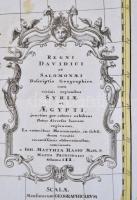 1739 Regni Davidici et Salomonaei descriptio geographica cum vicinis regionibus Syriae et Aegypti .....