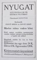 Ady Endre: A menekülő élet. Budapest, 1912, Nyugat kiadása. Első kiadás! Gara Arnold által tervezett...