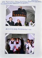 2 db fűzős mappában, kb. 389 db MODERN, rendszerezett városképes lap, benne főként külföldi városkép...