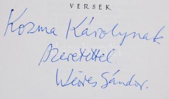 Weöres Sándor: Medúza. Versek.
Bp. (1943), Kir. Magy. Egyetemi Nyomda  Első kiadás. Kiadói papír bor...