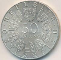 Ausztria 1974. 50Sch Ag "125 éves az osztrák csendőrség" T:1-,2 Austria 1974. 50 Schilling Ag "125th Anniversary - Austrian Police Force" C:AU,XF