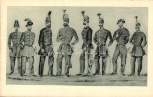 Magyar hadseregképek, törzstisztek, Komlós 'Negyvennyolc' sorozat I. / Hungarian soldiers, staff officers