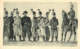 Magyar hadseregképek, lovasság, Komlós 'Negyvennyolc' sorozat I. / Hungarian soldiers, cavalry