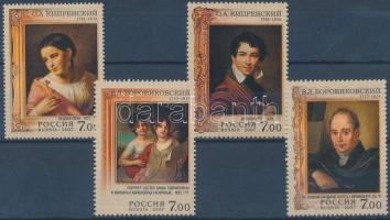 2007 Orest Kiprenskij és Wladimir Borowikowskij festők születésének évfordulói 2 sor Mi 1397-1398 + 1411-1412