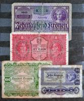 158db vegyes magyar és külföldi bankjegy, albumba rendezve, közte érdekesebb darabok is T:vegyes