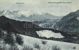 3 db RÉGI használatlan erdélyi képeslap a Déli-Kárpátokból; Bucsecs- és Királykő-hegység / 3 old unu...