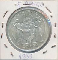 1939. 5P Ag "Horthy balra" T:2 Adamo P8.2