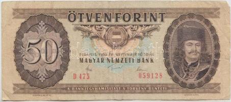 49db-os vegyes magyar bankjegy tétel a forint időszakból, kis berakóban T:vegyes