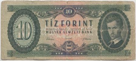 49db-os vegyes magyar bankjegy tétel a forint időszakból, kis berakóban T:vegyes