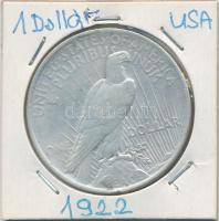 Amerikai Egyesült Államok 1922. 1$ Ag "Peace" T:2-
USA 1922. 1 Dollar Ag "Peace"...