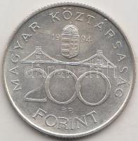 1994. 200Ft Ag "Deák" (2x) T:2,2-