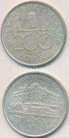 1993. 200Ft Ag "MNB" (2x) T:2,2-