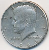 Amerikai Egyesült Államok 1964. 1/2$ Ag "Kennedy" T:2 USA 1964. 1/2 Dollar Ag "Kennedy" C:XF Krause KM#202