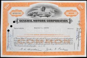 Amerikai Egyesült Államok/Delaware 1963. "General Motors Corporation" részvényelismervény ...