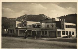 Liptóújvár, Gregar szálló, L. Pytlicek üzlete, Apollo benzinkút / hotel, shop, automobile, gas station