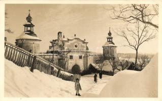 Selmecbánya, Hegybányai Kapu, télen / Piargska Gate at winter photo