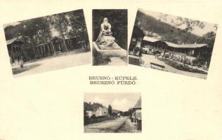 Nyitraborosznó (Brusznófürdő) utca, szállók / street, hotels